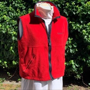 Women’s Red Timberland Fleece Vest